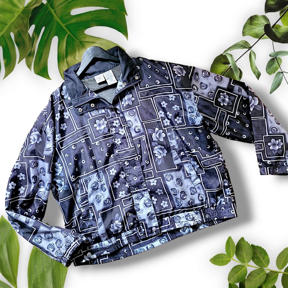 Multi-Print Windbreaker, sz XL